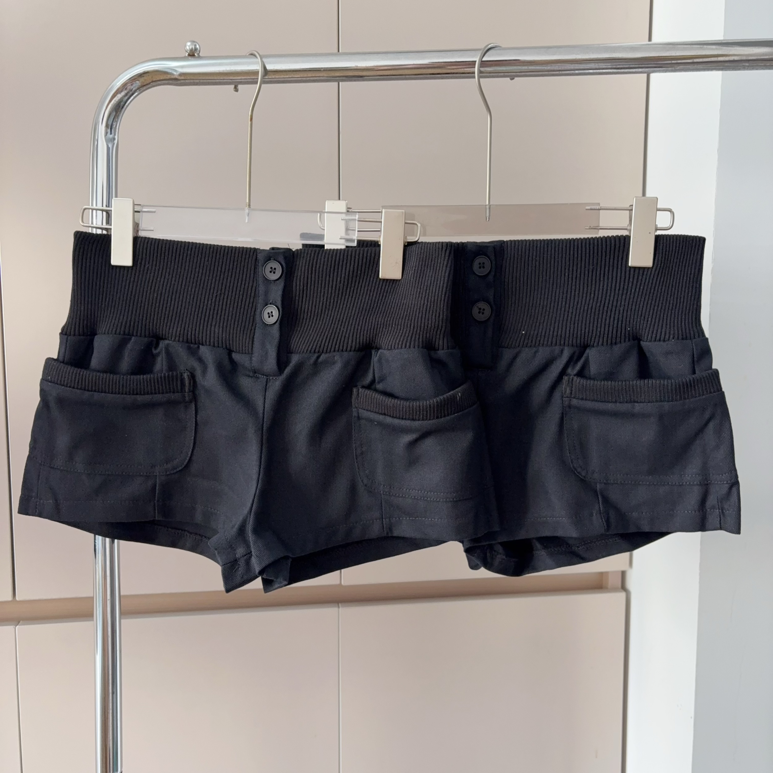 Women's Summer Slim Fit Short Sleeve Top and High Waist Straight Shorts Two Piece Set - Image 5